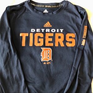 Youth Adidas Detroit Tigers long sleeve athletic t